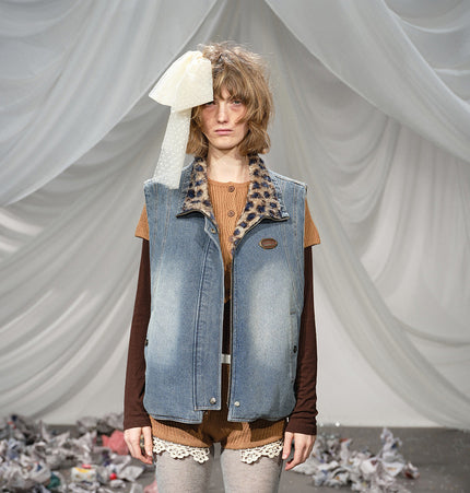 Reversible Denim-Camo Utility Vest