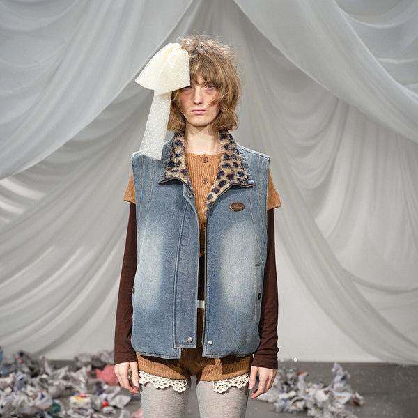 Reversible Denim-Camo Utility Vest