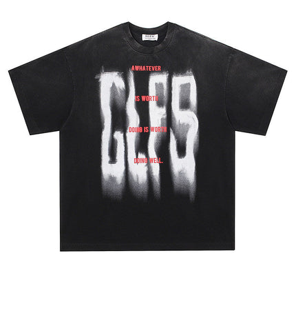 Graffiti Tie-Dye Tee