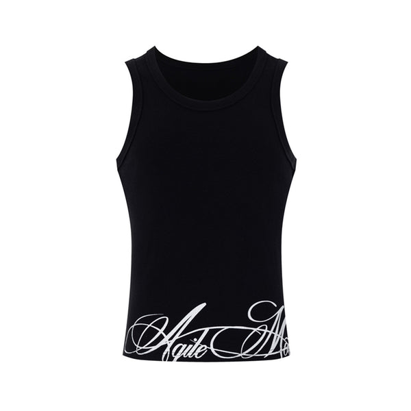 Floral Letter Slim-Fit Tank — 2