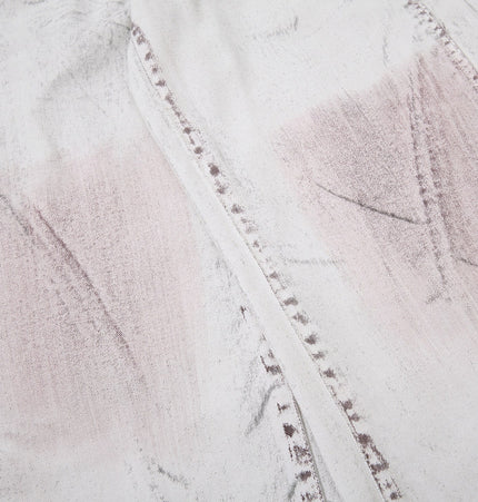 Color-Worn Wide-Leg Jeans