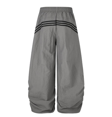 Pleated Three-Stripe Track Set