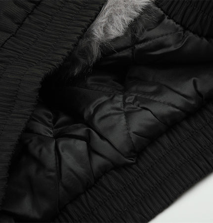 Faux-Fur Collar Pilot Jacket