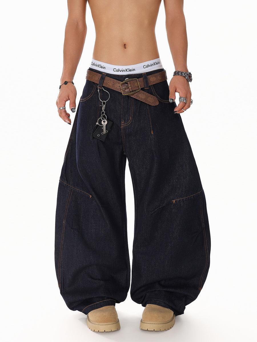 Vintage Deconstructed Scimitar Jeans