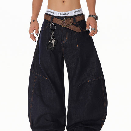 Vintage Deconstructed Scimitar Jeans