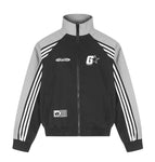 M / black jacket