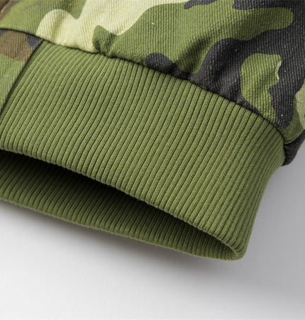 Digital Camo Hooded Workwear Jacket