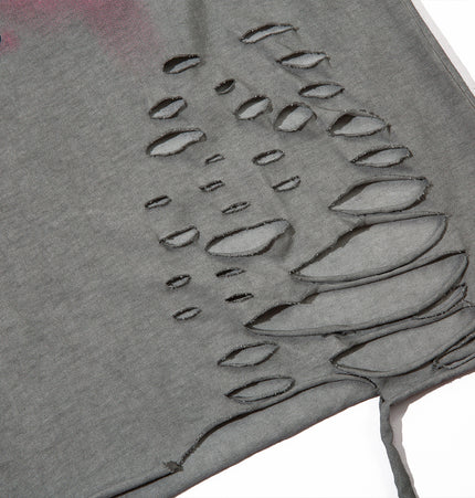 Butterfly Chain Distressed Tank
