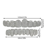 silver picture upper and lower teeth