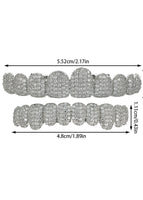 silver picture upper and lower teeth