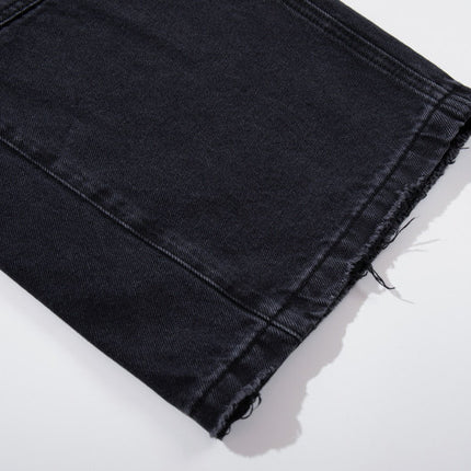 Floral Embroidered Vintage Jeans
