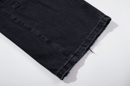 Floral Embroidered Vintage Jeans