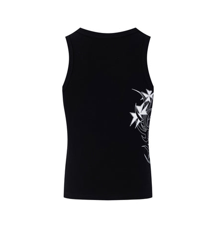 Printed Slim-Fit Tank