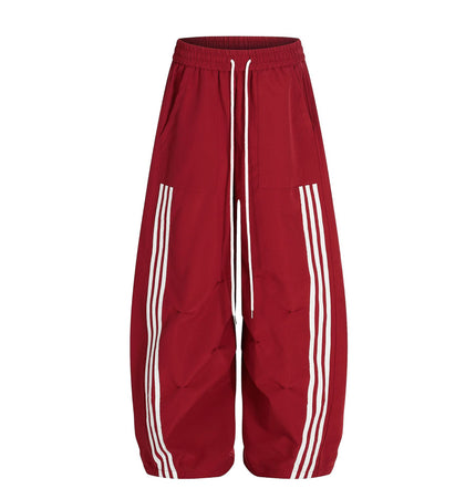 Pleated Three-Stripe Sports Set