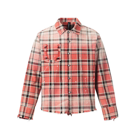 Wasteland Washed Plaid Overshirt