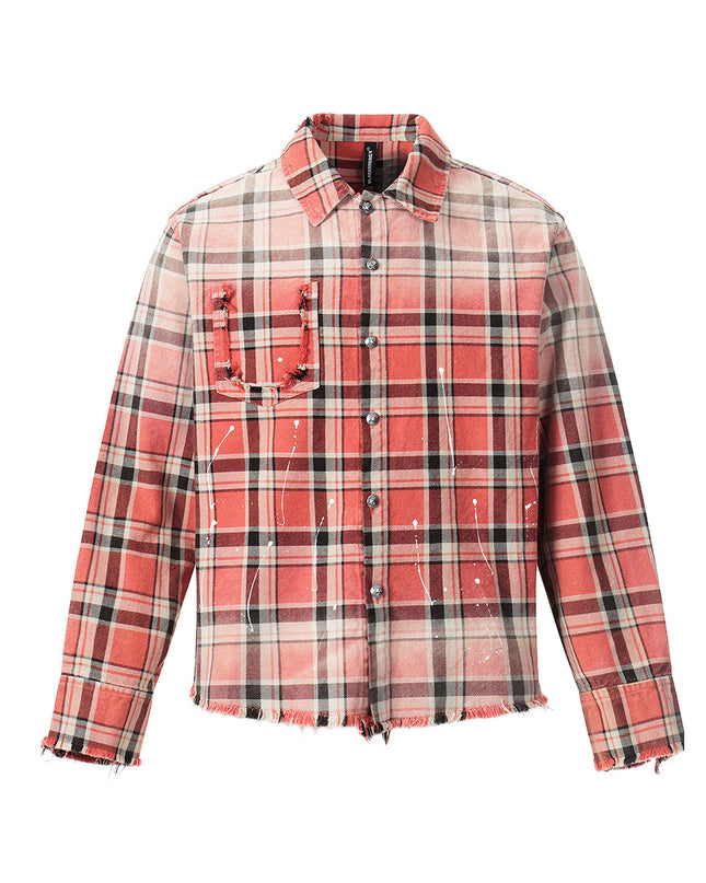 Wasteland Washed Plaid Overshirt