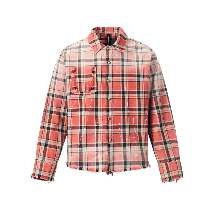 Wasteland Washed Plaid Overshirt
