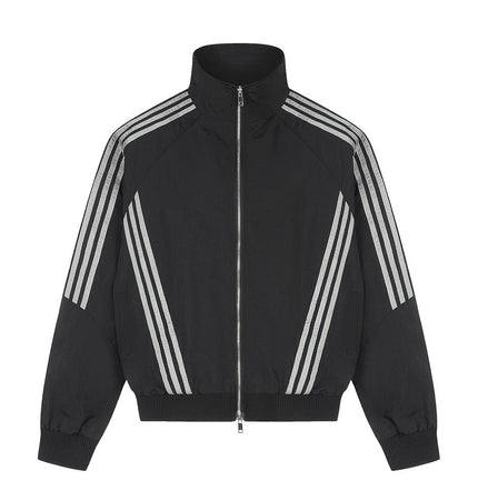 Pleated Three-Stripe Track Set