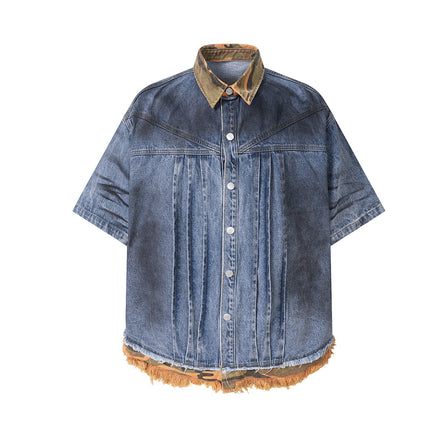 Raw Edge Denim Shirt III