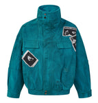 M / blue