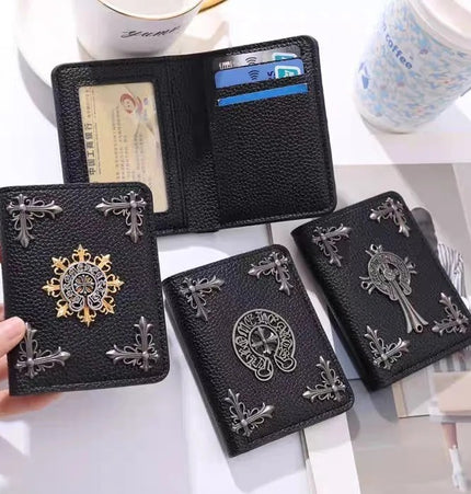 Cro Cross universal card holder, trendy brand driver's license leather case, driving license protective cover, wallet cross-border large capacity, high capacity