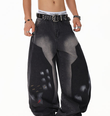 Street Art Patchwork Denim