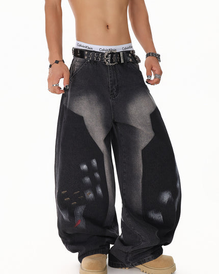 Street Art Patchwork Denim