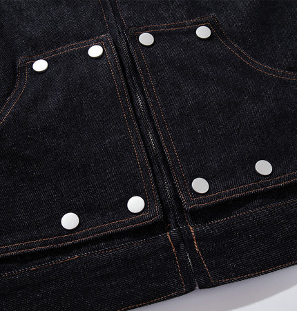 Cropped Denim Jacket & Jeans Set