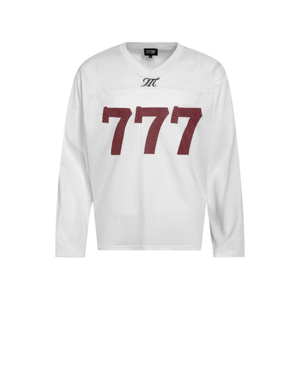Mesh Cut-Out Mesh Jersey