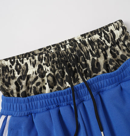 Leopard Patchwork Hoodie Set
