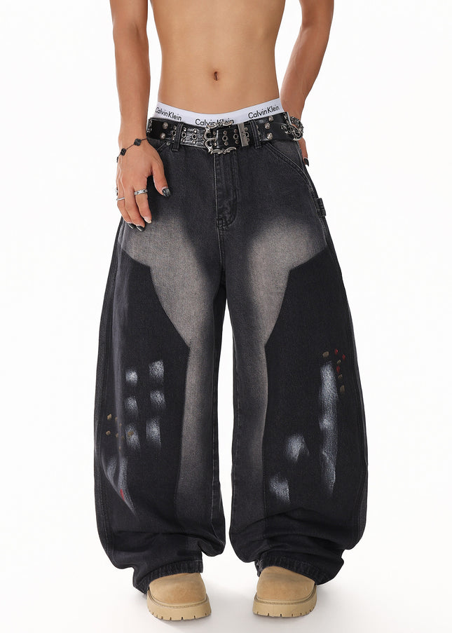 Street Art Patchwork Denim