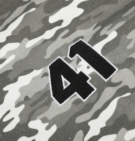 Camo Patchwork Hoodie Set