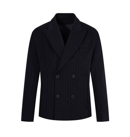 Relaxed Pinstripe Suit Set