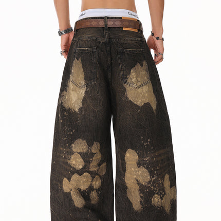 Ripped Tie-Dye Jeans