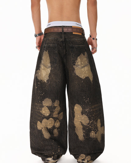Ripped Tie-Dye Jeans