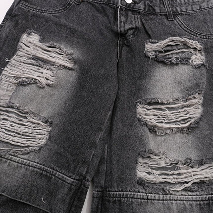 Double Waist Cropped Jeans