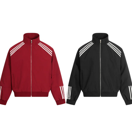 Pleated Three-Stripe Sports Set