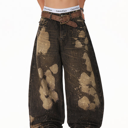 Ripped Tie-Dye Jeans