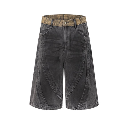 Wasteland Stained Denim Shorts