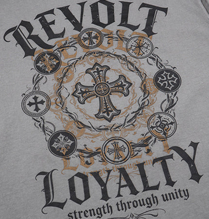 Cross-Cut Distressed Tank