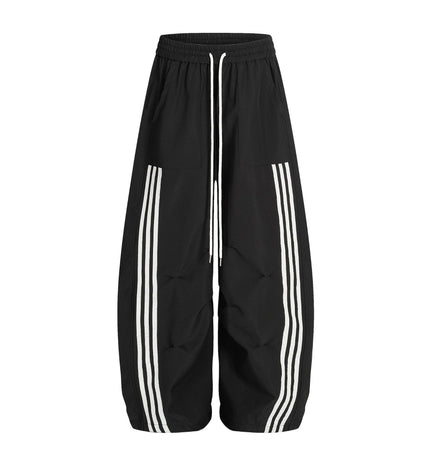 Pleated Three-Stripe Sports Set