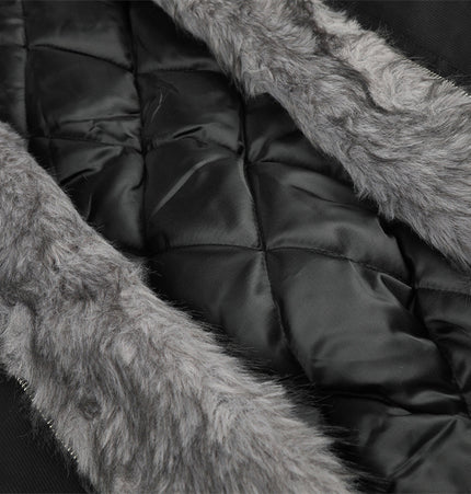 Faux-Fur Collar Pilot Jacket