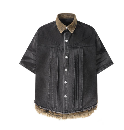 Raw Edge Denim Shirt III