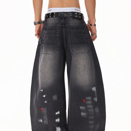 Street Art Patchwork Denim