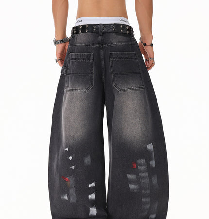 Street Art Patchwork Denim