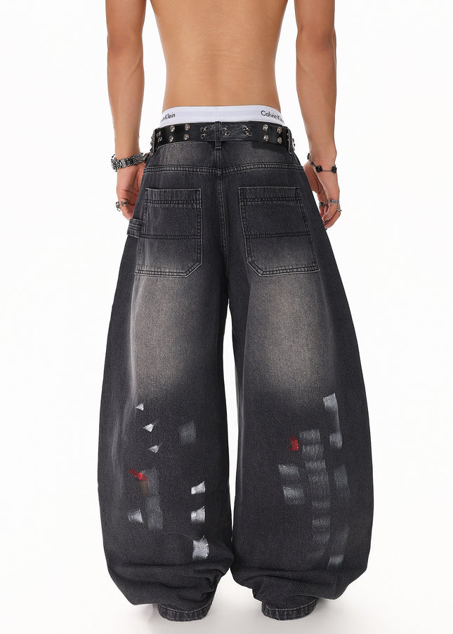 Street Art Patchwork Denim