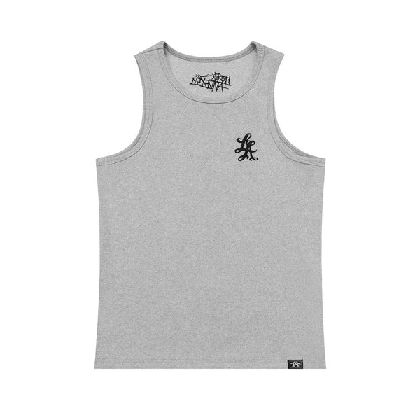 Minimal Embroidered U-Neck Tank