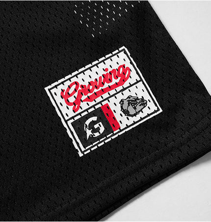 Mesh Cut-Out Mesh Jersey