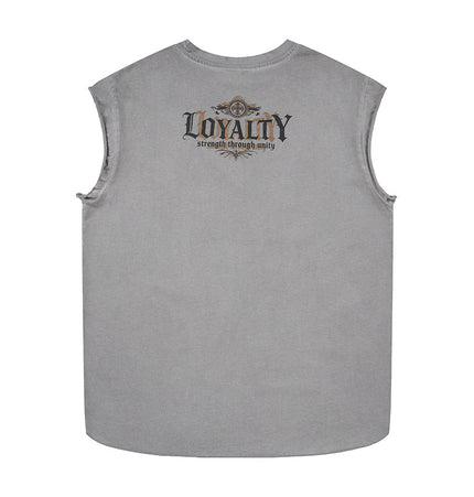 Cross-Cut Distressed Tank