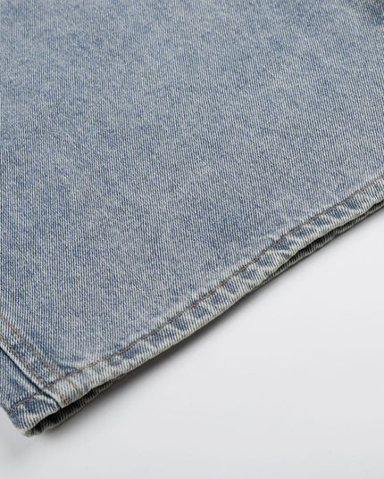 Jiayiku 2026 new arrival American high street RO style heavy washed workwear personalized jeans loose wide-leg trousers